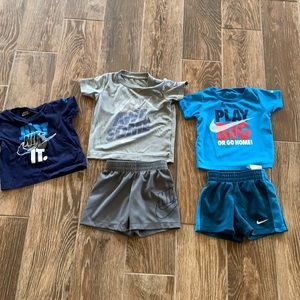 2 Nike outfits and a 18 month Nike shirt